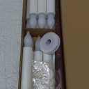 Homemory Floating Candle with Wand Remote, 12 Pcs Magical Candlesticks Witch Decors, Warm Yellow Flameless Taper Candles Battery Operated, LED Window Candle for Halloween Party Decor