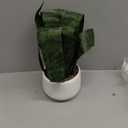 Beebel Artificial Snake Plant 22 Inch Fake Sansevieria Fake Agave Potted Plants Plastic Greenery for Home Garden Office Store Decoration 12 Leaves (Green)