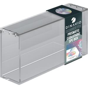 Prismatic Evolutions SPC Box Acrylic Display Case with Magnetic Lid - 8 + 5mm Thick Acrylic with 5x3mm Magnets - Compatible with Prismatic Evolutions Super-Premium Collection Box