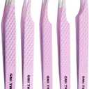 Fiber Tip Lash Tweezers For Eyelash Extension Tweezers Professional