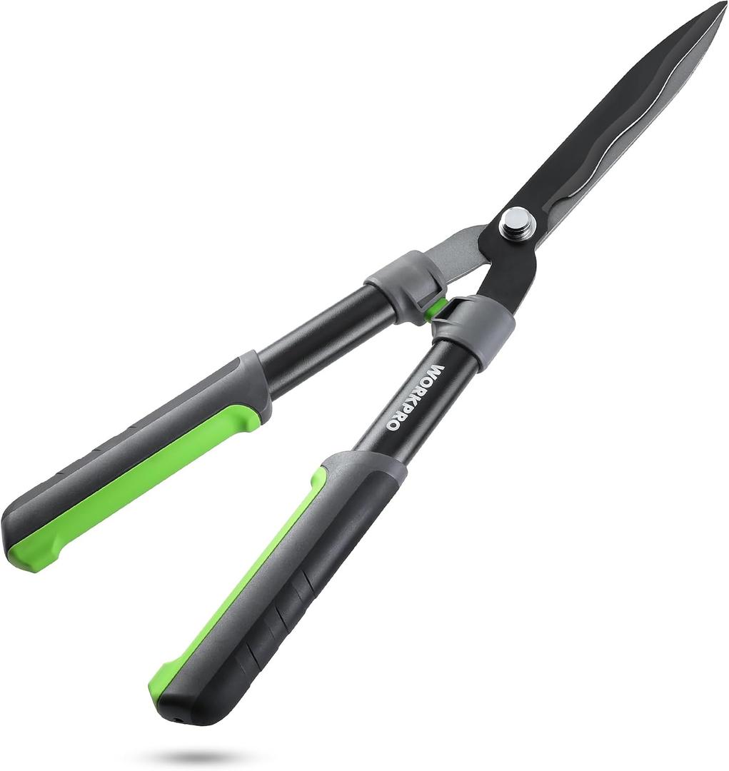 WORKPRO Garden Hedge Shears, 23" Manual Hedge Clippers/Bush Cutter