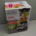 BLACK+DECKER PowerCrush Multi-Function Blender with 6-Cup Glass Jar, 4 Speed Settings, Silver