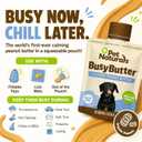 Pet Naturals BusyButter Easy Squeeze Calming Peanut Butter for Dogs, 6 Pouches - Great for Treats, Lick Mats, Training, Calming, and Occupier Toys, Busy Butter, 1.5oz (Pack of 6) (EXP: 03/18/2028)