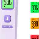 Infrared Thermometer for Adults and Kids, Digital Accurate Baby Thermometer with Fever Alarm, 1 Second Fast Result, FSA HSA Eligible, Easy to use, 2 in 1 Mode Health Care Thermometer - Purple