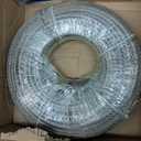 5/16 Stainless Steel Cable 200FT, 7x19 Strands Aircraft Cable, 9000 lbs Breaking Strength, Stainless Steel Wire Rope with M8 Clips Clamp and Thimbles for Boat Lift Cable, Winch Cable