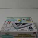 Zippi Sweeper Standard - 2025 New and Improved Lightweight Sweeper, Perfect for Short Carpet Hardwood and Tile, Triangular Design Allows for Sweeping in Corners, LED Light, 30 Minutes Cleaning Time