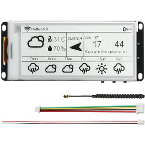 Vision Master E290 Development Board with 2.9" E-Ink Display Screen, SX1262 Chip BLE WiFi ESP32-S3R8 LoRa Module Compatible with Arduino PlatformIO Micpython Meshtastic Raspberry PI IoT902-928MHz
