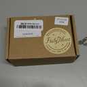 FLUFYMOOZ Ponytail Extension, 12" Short Claw Ponytail Extension Wavy Curly Jaw Clip in Pony tails Hair Extension Natural Synthetic Hairpiece for Women (Golden Blonde with Highlights)