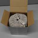 Travel Pillows for Airplanes, Airplane Pillow for Long Flight, Airplane Head Strap with Sleep Eye Mask, 360 Support Headrest for Car Trip, Travel Essentials Stop Bobblehead, Mottled Blue