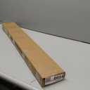 Dark Bronze Disc Curtain Rods, 28-48 Inches Window Curtain Rod,Adjustable Room Darkening Drapery Rod with Aluminum Finials and Brackets,Wrap Around Design