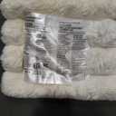 Heated Throw Blanket, Faux Fur Cozy Heating Blanket with Overheat Protection, 1/2/4/6/8 Hours Auto-Off 10 Heat Level, Machine Washable (50x60 Inches, Cream White)