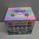 30 Colors Tie Dye Kit, Tie Dye Set for Kids, Pre-Filled Tye Dye Bottles, Non Toxic Permanent Fabric Dye Art Set, Easy DIY Fabric Art - Create Fun (30 Colors)