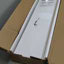 QEEIG Bathroom Shelves 48 inches Long Wall Shelf Large Extra Long 48 x 9 inch Set of 2, White (008-120W)