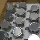 TANGLONG Mason Jar Cups, Mason Jars With Handle And Lids, Drinking Glasses Cups, Glass Mugs with Handles 16 oz 12 Pack