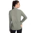 VAUTE Women's UPF 50+ 1/4 Zip Pullover Sun Shirts Long Sleeve UV Protection Shirt Quick Dry Lightweight Breathable Outdoor Hiking Workout Tops Jacquard White X-Small (XS)