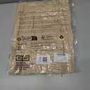 Cargo Pants for Women Low Rise Drawstring Waist 7 Pockets Hiking Work Wide Leg Pants with Zipper Button Closure Khaki