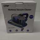 Mattress Vacuum Cleaner, Bed Vacuum Cleaner with 16Kpa Suction 253.7nm UV-C Light, Ultrasonic & High Heating, 500W Powerful Double-Cup Handheld Vacuums for Bed, Sofa, Couch, Crib, 16.4FT Corded (Blue & Gold)