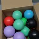 Meooeck 36 Pcs Christian Stress Balls Bulk, Motivational Bible Verse Stress Balls, Colorful PU Foam Inspirational Relief Ball for Church, Sunday School and Religious Gifts, Round Christian