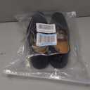 Go Tour Men’s Casual Leather Fashion Slip-on Loafers Shoes US 9 Black