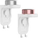 WALI Outlet Shelf Wall Holder, Fit for Duplex GFCI Decorative Outlet Shell A Space Saving for Smart Home, Speaker Mounts up to 20lbs with Cable Management (OSH002-W), White