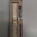 V-MORO Resin Bands Compatible with Apple Watch Series 11/10/9/8/7 45/46mm Rose Gold Buckle Lightweight Fashion Strap Bracelet for iwatch Series SE/6/5/4/3/2/1(Buttercream,42/44/45/46/49mm)