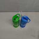 Jacent Reusable Bottle 18OZ Pack of 2 (Green, Blue)