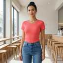 ASAIR Ribbed Tshirt for Women (XL)
