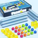 Tube Kit for Airflow STEM Toy, Air Tubes Toy STEM Kits Building Toys, Education, Air Aerodynamics, Building & Tinkering