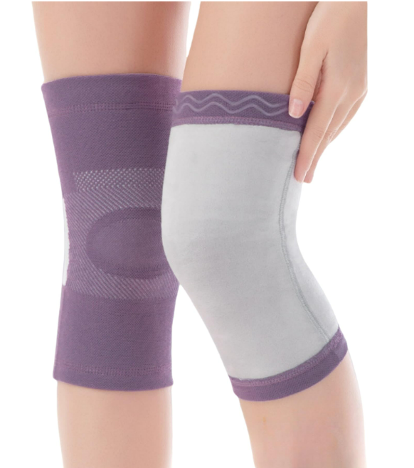 JUMISEE Fleece Lined Leg Warmer Knee Sleeve for Men Women, Anti-Slip Knee Brace Knee Support for Pain Relief Arthritis