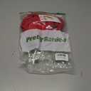 PRETTYGARDEN Women's Summer Spaghetti Strap Tank Tops Sleeveless Camisole Blouses Asymmetrical Going Out Basic Tank Shirt (Red, XL)