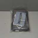 ChrisDowa Blackout Curtains 45 inches Long for Bedroom - 2 Panels Set Grommet Thermal Insulated Room Darkening Curtains for Living Room (Grey, 38 x 45 Inch)