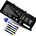 bossfulton 59.16Wh GD03XL N66215-005 Battery Replacement for HP Envy x360 14 2-in-1 14-fa0000/ EliteBook Ultra G1q/ OmniBook X 14 Series Notebook N66000-1E1 N66000-AC1-11.58V 4854mAh