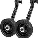 MOSHAY Roll Over Image to Zoom in Bicycle Training Wheels Fits 16 18 20 22 24 inch Variable Bike (black2)