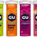 GU Energy Hydration Electrolyte Drink Tablets, Enhanced Endurance Sports Drink for Running, Cycling, Triathlon, 4-Count (48 Servings), Assorted Flavors, BBD: 03/2027