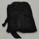 Women Sexy Mesh Tie Low Back Sleeveless Split Ruched Maxi Dress Party Cocktail Long Dress Wedding Guest Dresses (Large, Black)