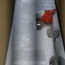 4-Light Bathroom Light Fixtures, Brushed Nickel Modern Vanity Lights Over Mirror with Clear Glass Shade, Bathroom Wall Lamp for Mirror Kitchen Living Room Hallway Cabinet Porch Bedroom Reading room