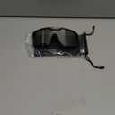 Sports Sunglasses with Mirrored Lens, UV Protection (Black)