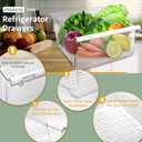 2188656 Fridge Crisper Drawer (Upper),2188656 Crisper Bin, compatible with Whirlpool Refrigerator,Fridge Drawers,Kenmore Refrigerator Parts,Whirlpool Shelf Replacement- WP2188656