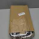 OMAIRA Shower Caddy Hanging Over the Shower Head - Rustproof Shower Organizer Hanging with Soap Scrub Holder, Non-Slip Stainless Steel Bathroom Storage Rack & Shelves, No Drilling, Black