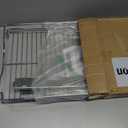 DINDON Pull Out Cabinet Organizer (14" W x 21" D), Pull Out Drawers for Kitchen Cabinets, Cabinet Pull Out Organizer 1 Tier Heavy-Duty Slide Out Shelf Wire Basket for Base Cabinet, Chrome