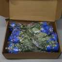 16 Pack Royal Blue Peonies Artificial Flowers,Fake Silk Hydrangea Bouquet for Bridal Wedding Home Table Decor Reusable Dining Opening Ceremony Birthday Arrangement Faux Floral