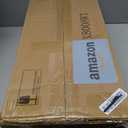 RUSTOWN Farmhouse Medicine Cabinet with 2 Barn Door, Wood Wall Mounted Storage Cabinet with Adjustable Shelf and Towel Bar, 3-Tier Bathroom Cabinet for Bathroom, Living Room(Vintage White, Medium)