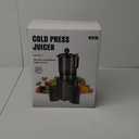 Juicer Machines with 5.4" Large Feed Chute, 400W Cold Press Juicer for Whole Vegetables and Fruits, Slow Masticating juicer Easy to Clean Juice Extractor Machine High Juice Yield(Titanium Gray) (Grey)