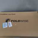 FoldWise 2-in-1 Lap & Bed Desk with Soft Cushions - Adjustable Height & Angle, Foldable Laptop Stand for Bed & Couch - Wrist Rest, iPad Holder, Stopper & Non-Slip Leather - Bed Table for Adults & Kids