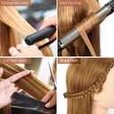 Opini Mannequin Head with 80% Human Hair - Straight, 26"-28" Doll Head for Cosmetology & Hairdresser (#27 Light Brown)
