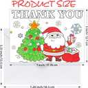 Qilery 96 Pcs Christmas Coloring Postcards with Envelopes Thank You Postcards DIY Craft Kit for Kids 5" x 7" Coloring Merry Christmas Greeting Cards Fill in The Blank Holiday for Kid Student Adult