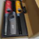 3 Pack Multipurpose Windproof Lighter Refillable with Visible Fuel Tank (Butane Fuel Not Included)