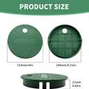Sprinkler Valve Cover, Utility Box Cover, Rainbird Sprinkler Cap, Water Valve Cap, Irrigation Control Covers For Outside, Durable Plastic, Easy Install For Garden Outdoor Lawn Yard Sprinklers
