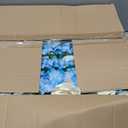 Wedding Arch Decorations, 18 inch Pack of 6 Artificial Flower Table Centerpieces Floral Arrangement for Wall Backdrop Party Bridal Shower Event Decor - White & Blue