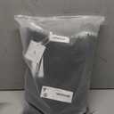 HEBELD Beltd Black Sweater Dress for Women with Long Sleeve, Oversized Color Block Fall Sweater Dresses, A Line V Neck Knee Length Knit Dress, Large